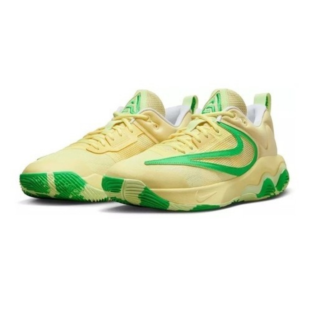 Nike Giannis Immortality 3 DZ7533-700 Yellow/Barely Volt/Light Laser Size 12